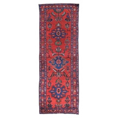 Antique Floral Design Runner - Late 19th century