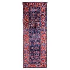 Antique Floral Design Runner - Late 19th Century