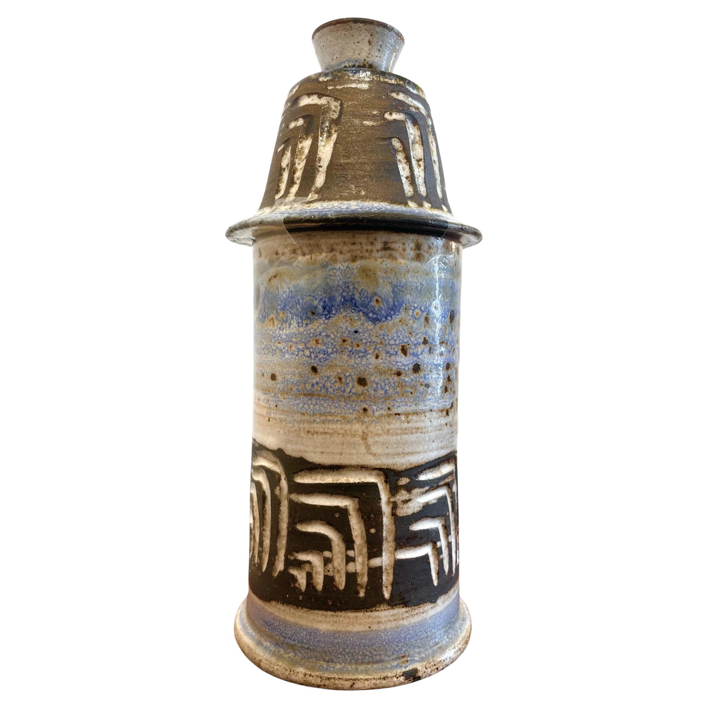 Pot en céramique Albert Thiry, atelier Thiry, Vallauris, années 60/70.