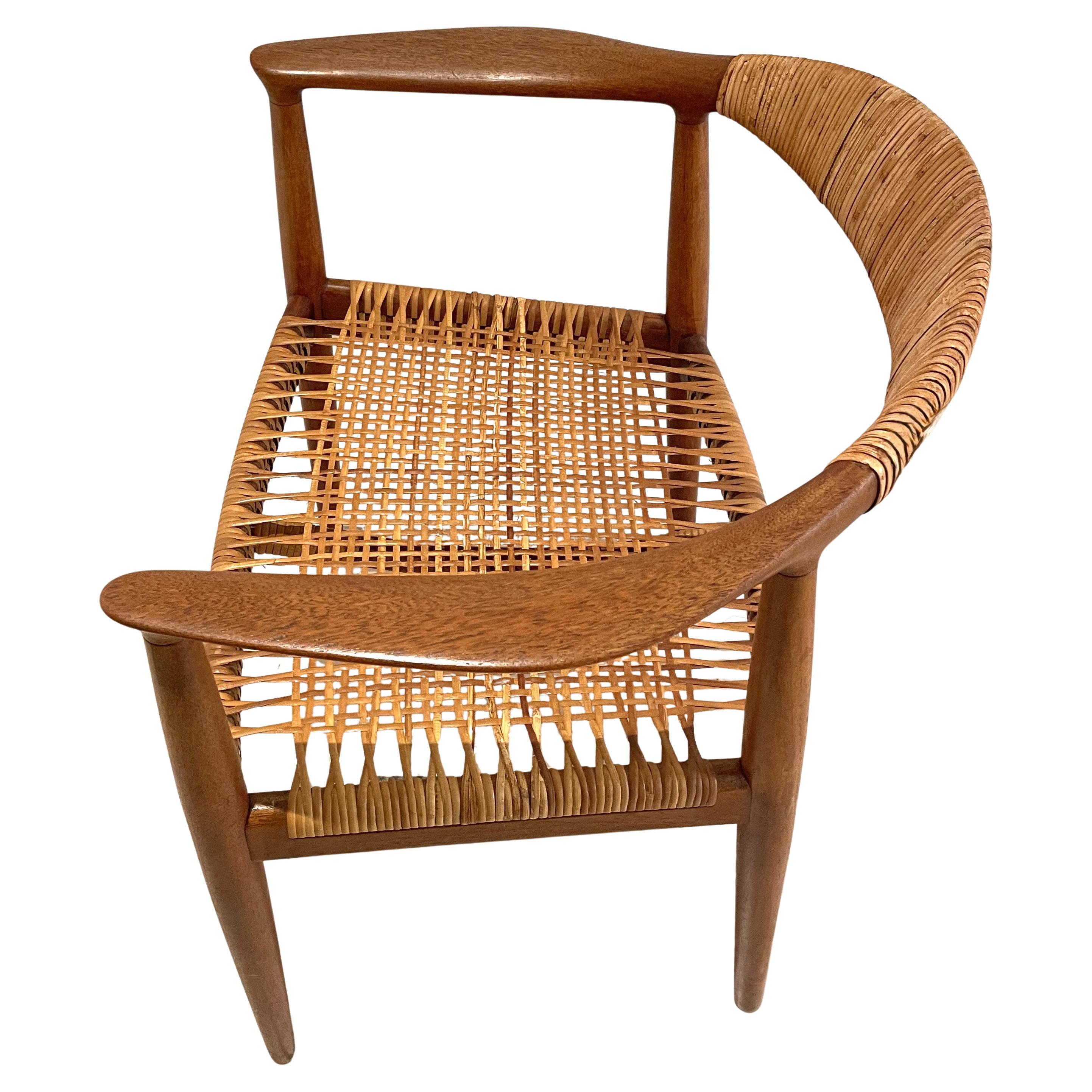 Sillón JH-501 de Hans Wegner, 1949 Caña en venta
