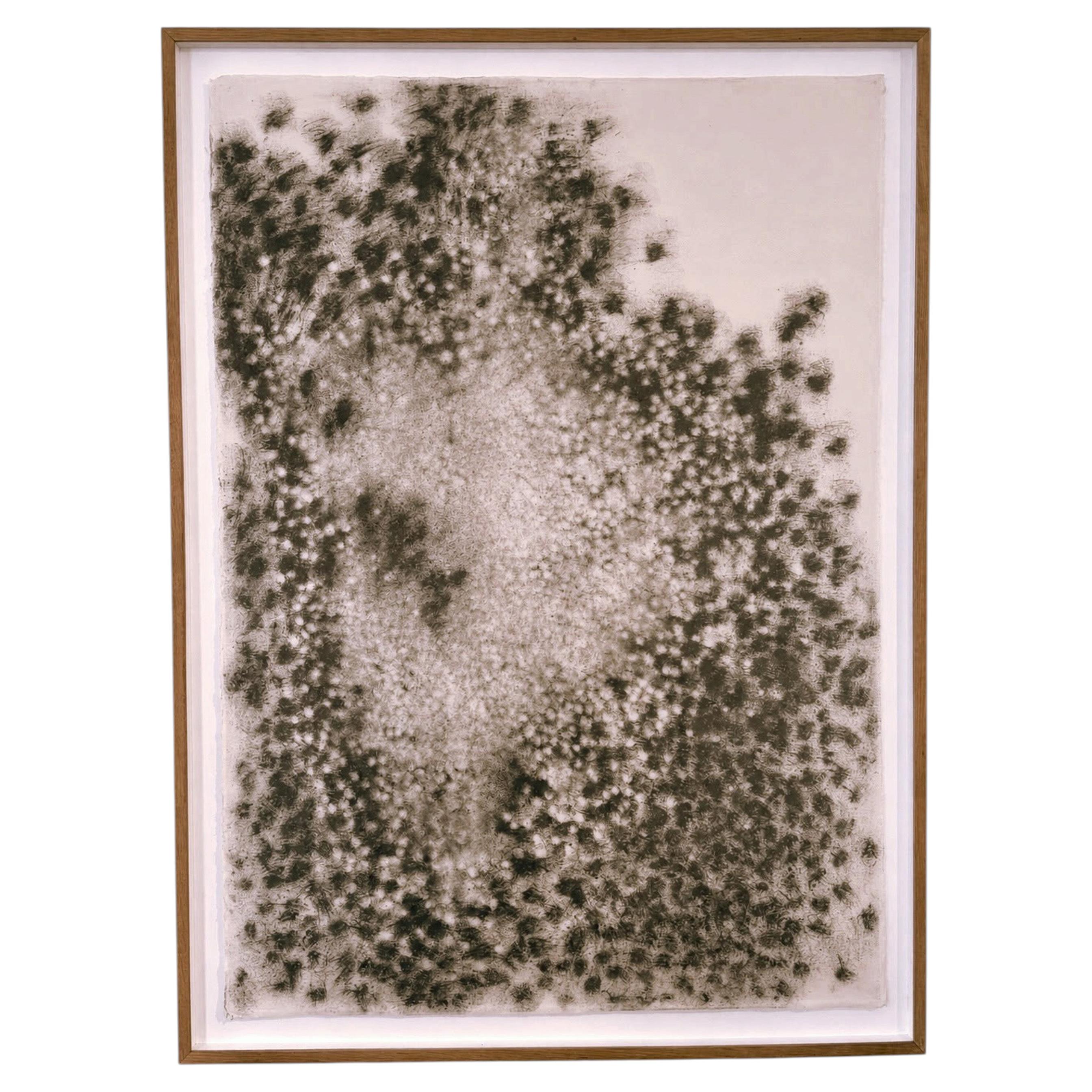 Figure d'Etoile II, Charcoal Drawing, Contemporary, 2013, 100x142 cm For Sale