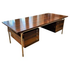 Arne Vodder Desk for Sibast – Rosewood and Metal