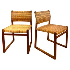 BM-61 mahogany chairs by Borge Mogensen