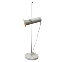 A4-Tischlampe aus Marmor und Stahl von Alain Richard, 1958–1969