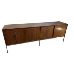 Aparador danés de mediados de siglo de Fabricius & Kastholm, madera de palma, 1960