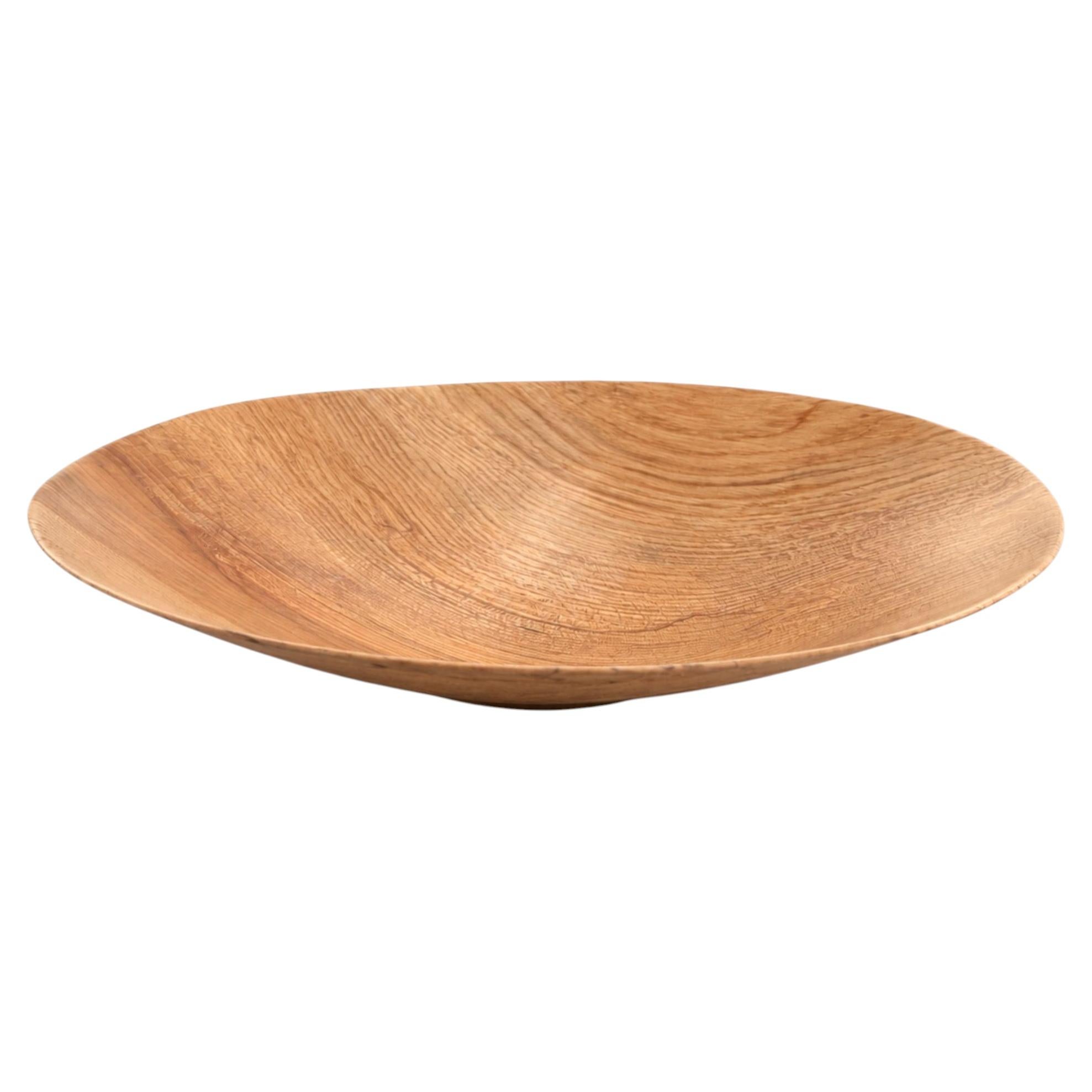 Ralph Ribour Minimalist Decorative Bowl, Monoxyle Yew Wood, France