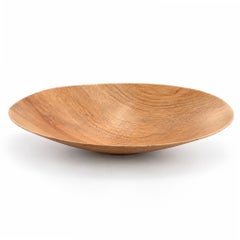 Ralph Ribour Minimalist Decorative Bowl, Monoxyle Yew Wood, France