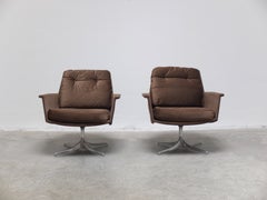 Ein Paar „Sedia“-Drehsessel von Horst Brüning für COR, 1972
