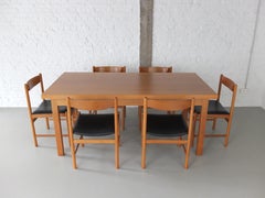Dining Set in Natural Oak by Meubelatelier Vanda, 1970s