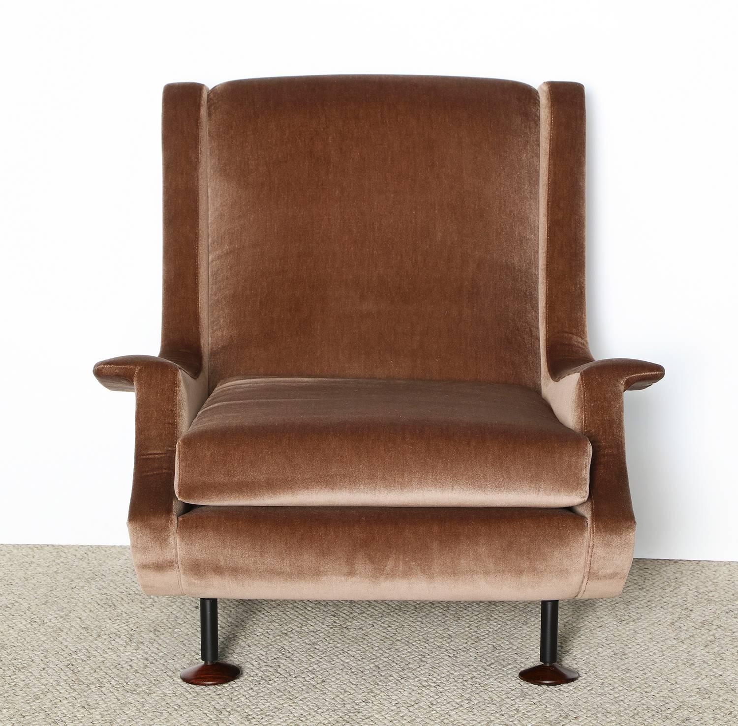 Mid-Century Modern Marco Zanuso Lounge Chair 