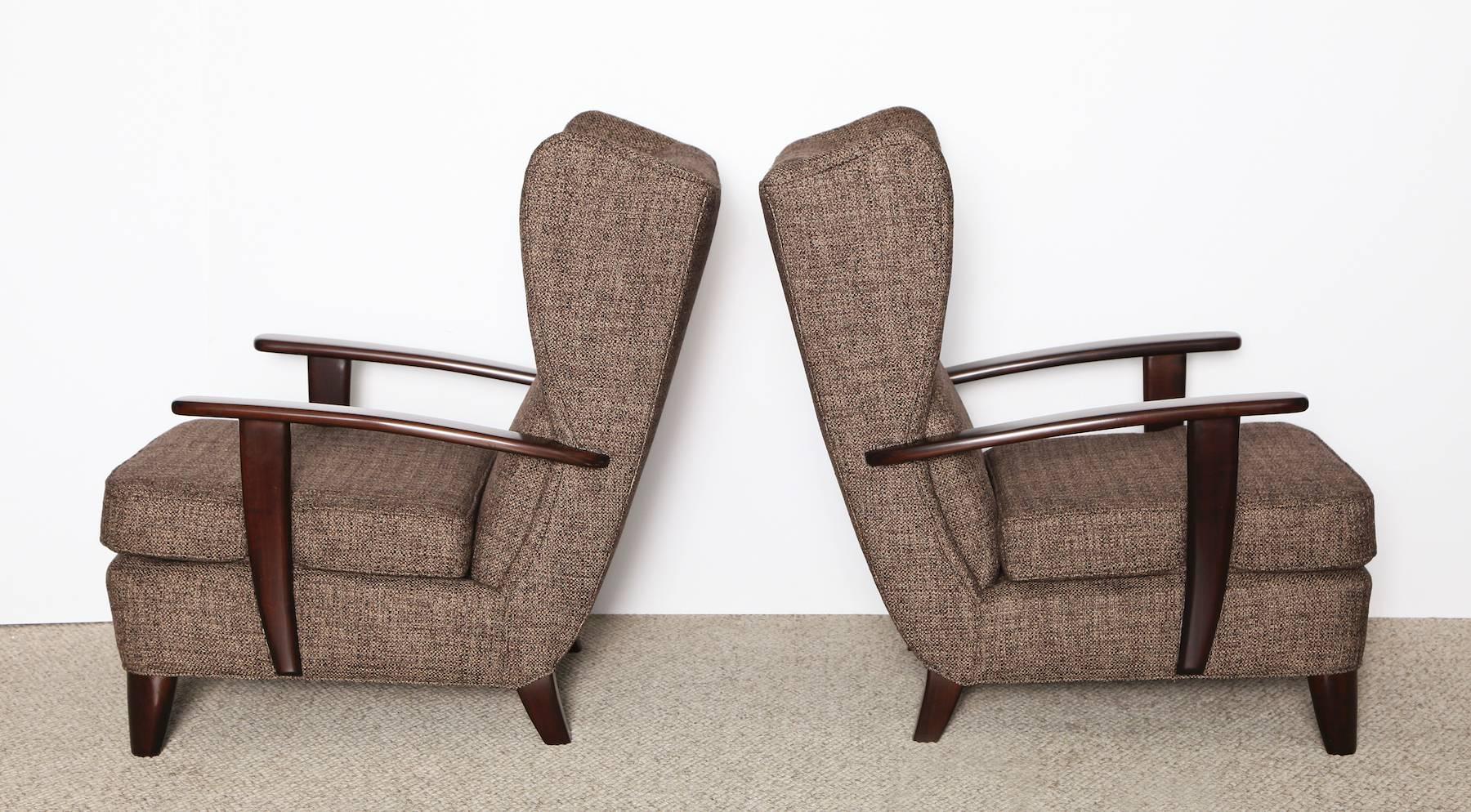 Art Deco Gio Ponti Lounge Chairs