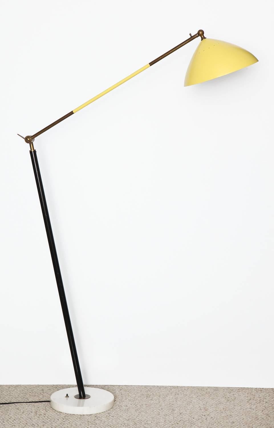 Mid-20th Century Articulating Floor Lamp by Stilux