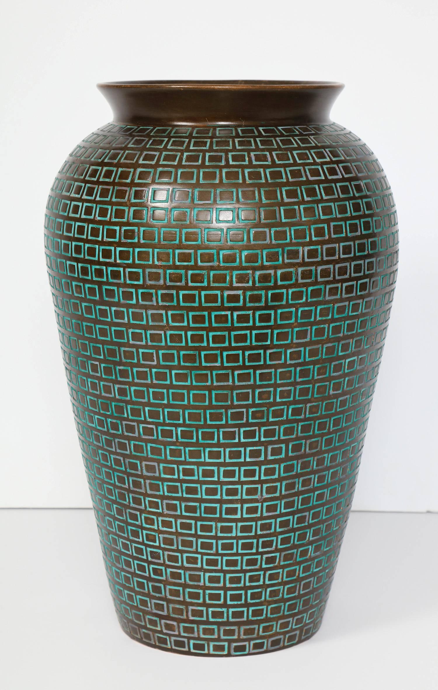 large ceramic vase