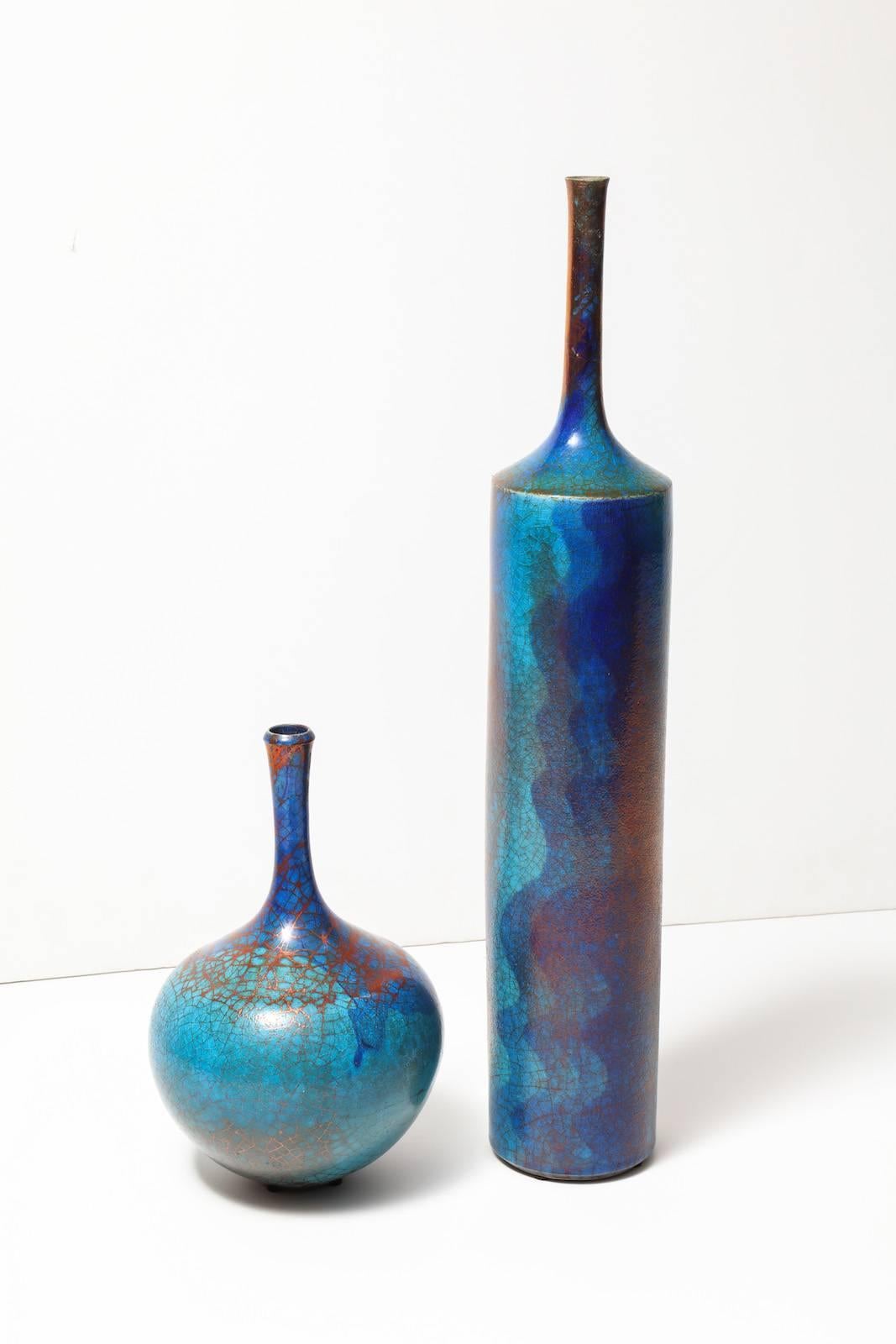 Mid-Century Modern Carlo Zauli Ceramic Vases