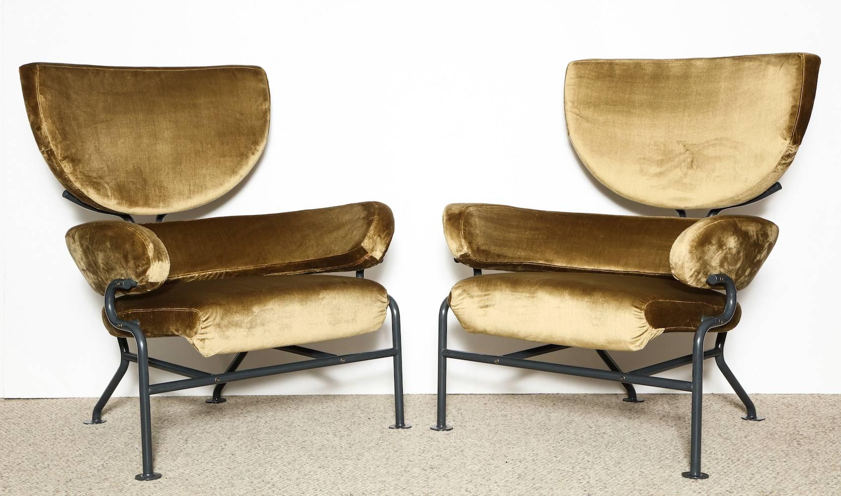 Italian Lounge Chairs by Franco Albini and Franca Helg