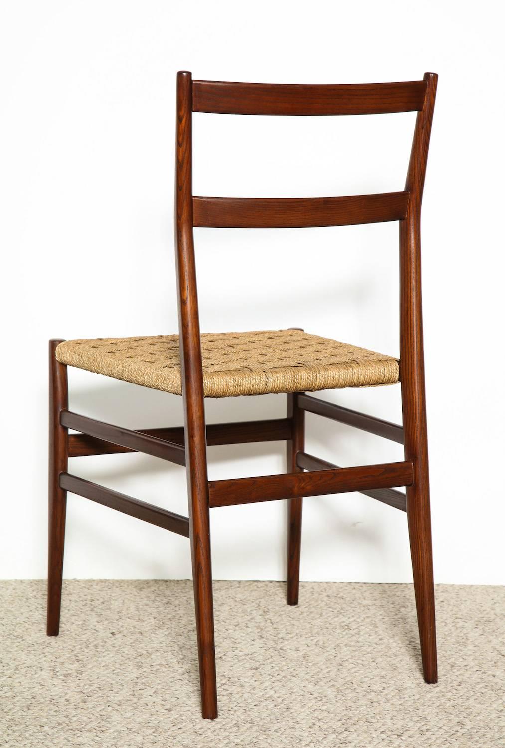 Mid-Century Modern Gio Ponti Dining Chairs Set of 10