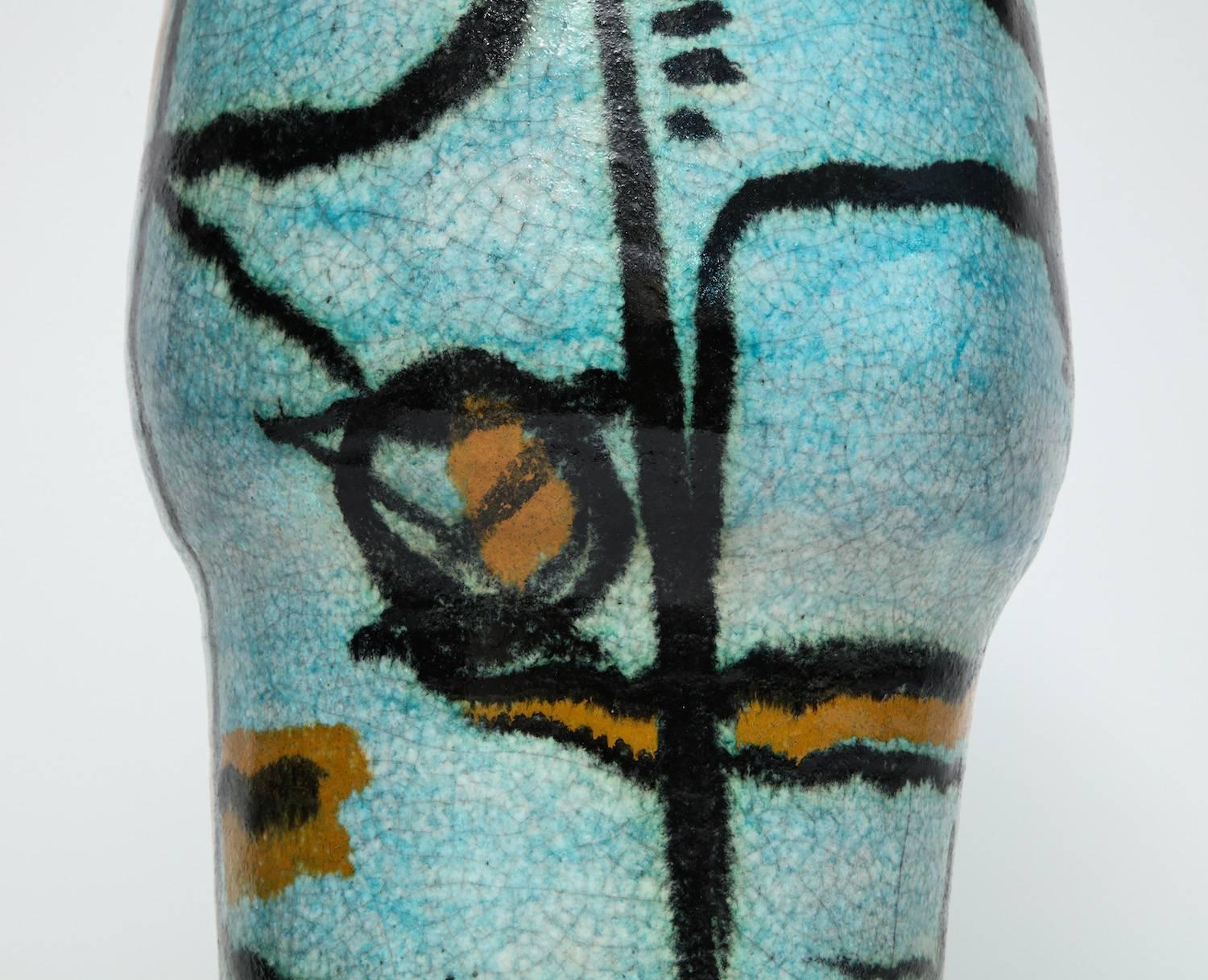 Mid-20th Century Large Studio Vase by Umberto Zannoni