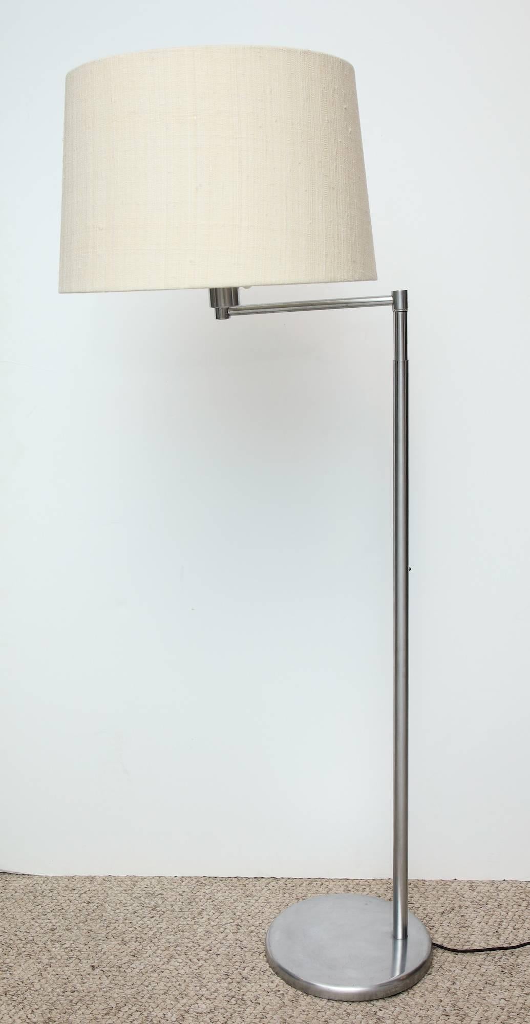 American Nessen Studio Swing Arm Floor Lamp For Sale