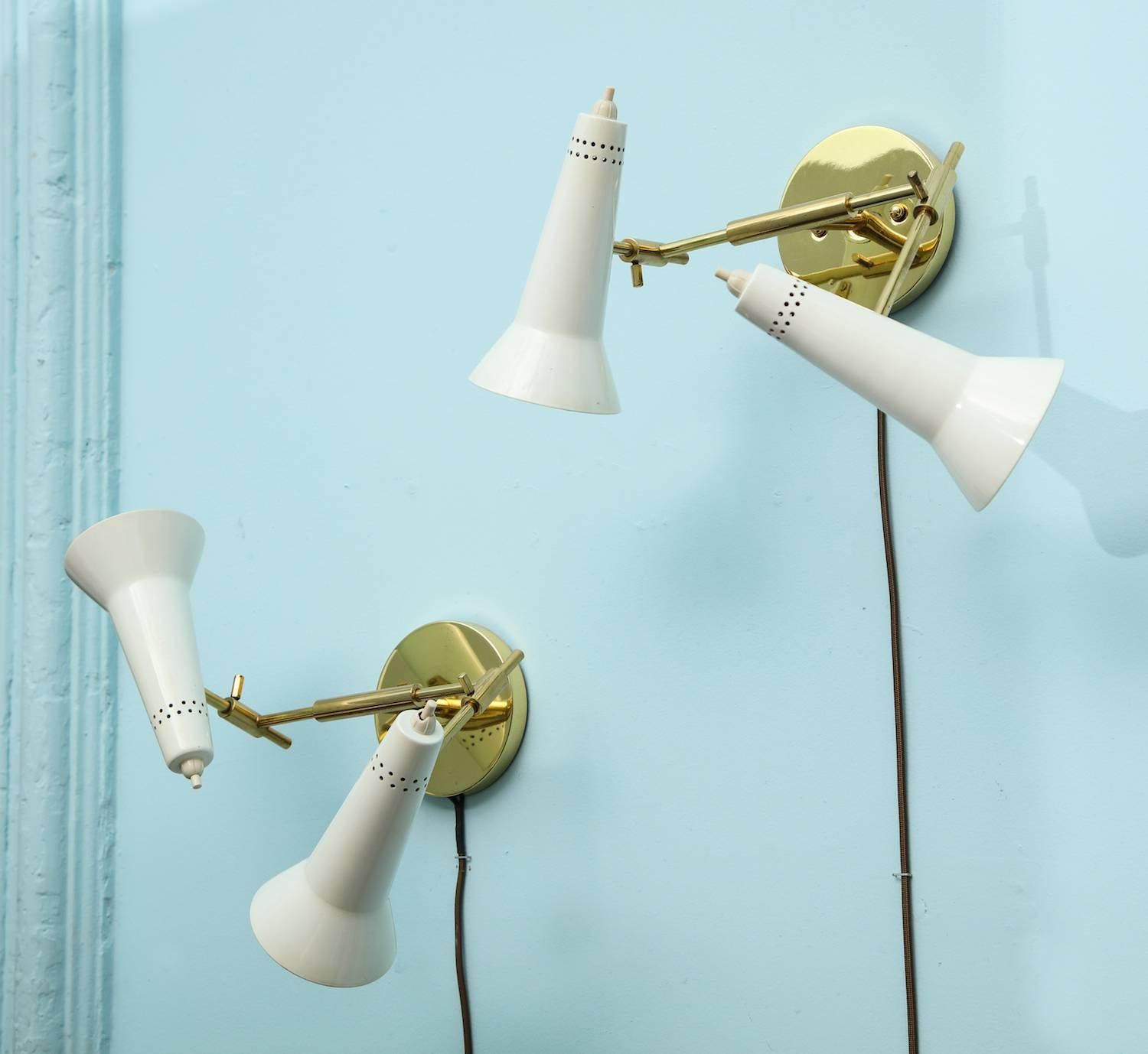 Mid-20th Century Gino Sarfatti Sconces