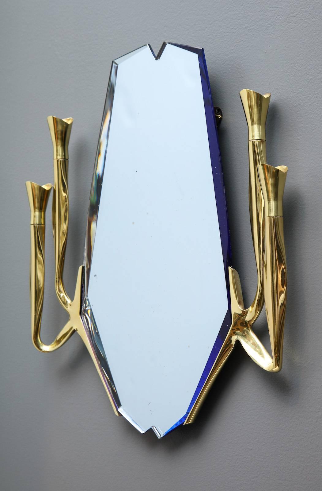 Italian Fontana Arte Illuminated Mirror
