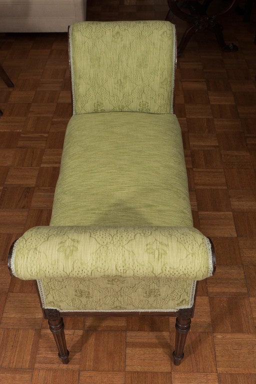 Early 19th Century Regency Mahogany Window Seat For Sale