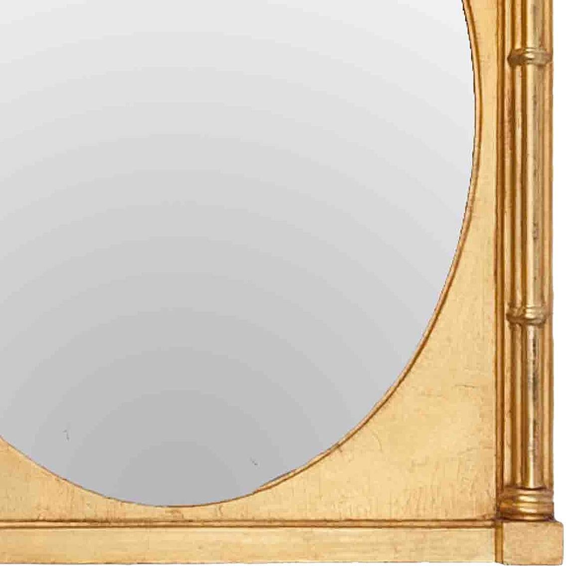 19th Century English Regency Gilt Neoclassical Mirror In Excellent Condition For Sale In New York, NY