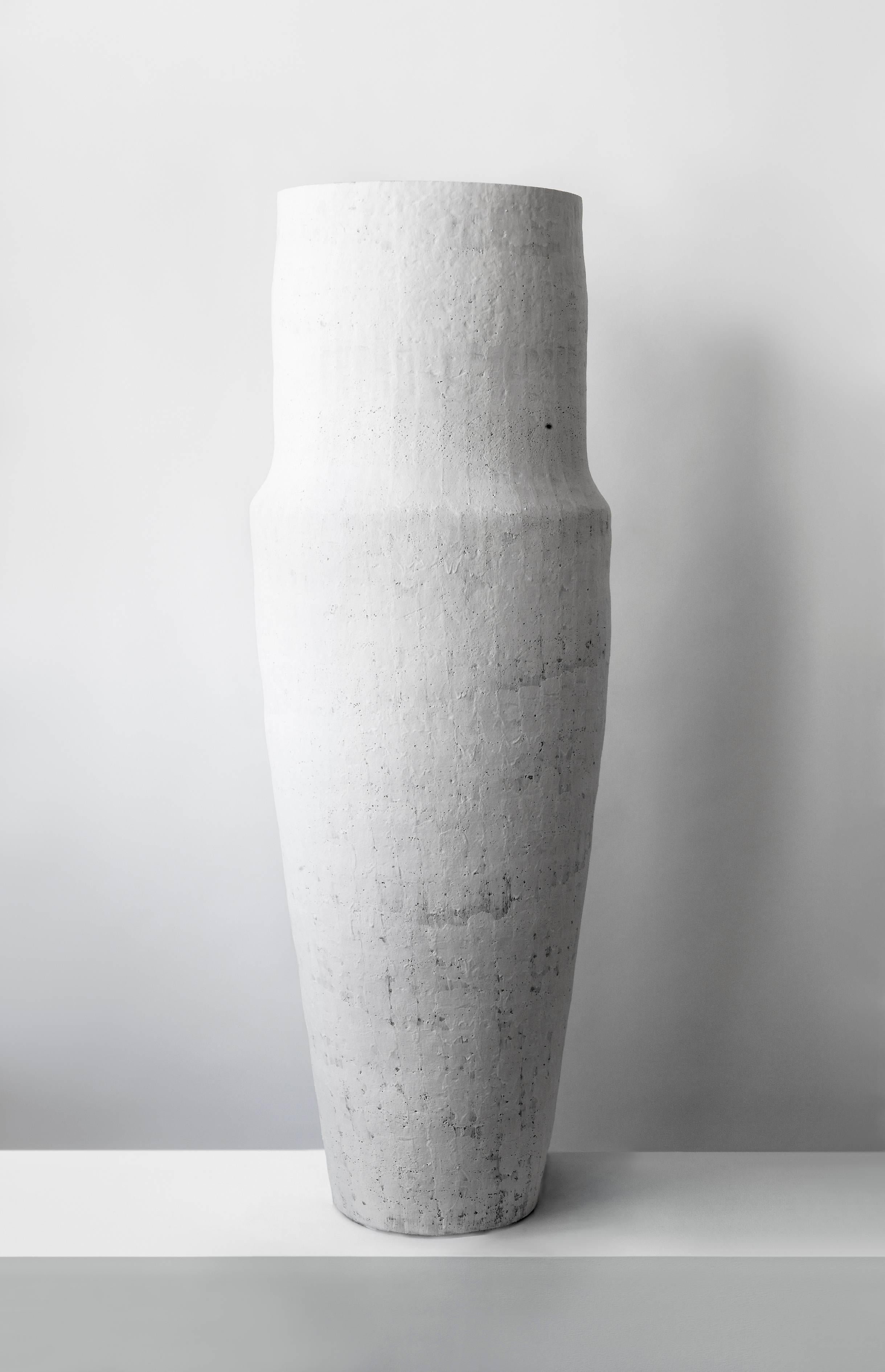 Kristina Riska (Finnish b.1960)
Winter Urn I
2016
Stoneware with aluminium oxide slip
Measures: 53" H x 18" W/ 135 H x 46 W cm
Unique.