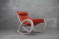 Gae Aulenti "Sgarsul" Rocking Chair for Poltronova, 1960s