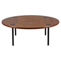 Ettore Sottsass Round Coffee Table for Poltronova, 1950s