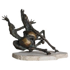 Italian Bronze Sculpture by Fernando Mario Paonessa, 1980s
