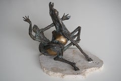 Italian Bronze Sculpture by Fernando Mario Paonessa, 1980s