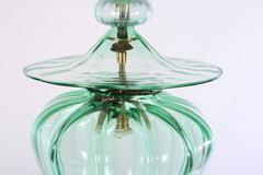 Murano Green Glass Pendant, circa 1950