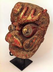 Antique Tibetan Mask, circa 19th Century