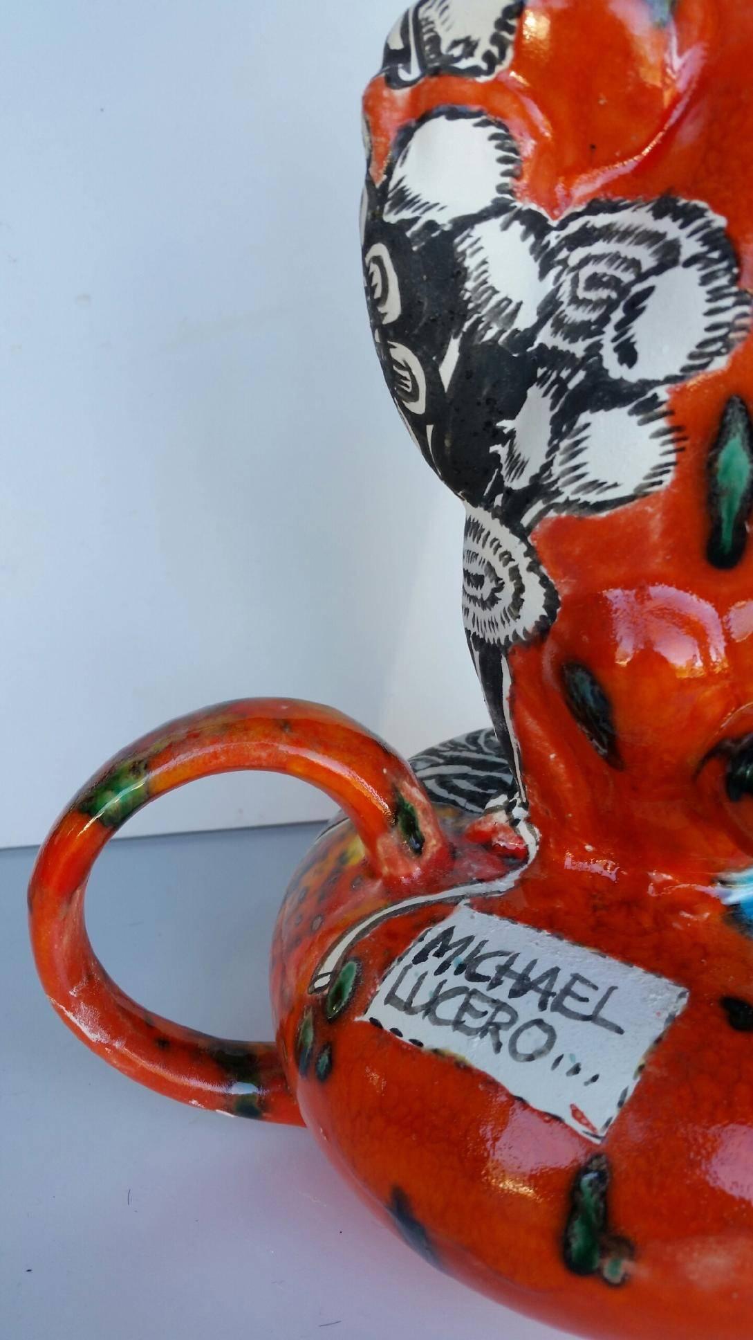 American Elf Flip Tea Pot by Michael Lucero For Sale