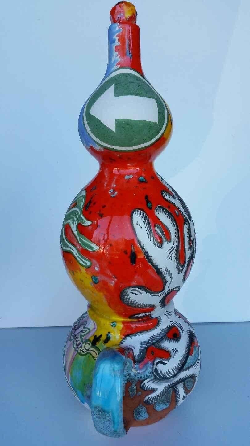 Contemporary Looking for Coral Teapot, by Michael Lucero For Sale