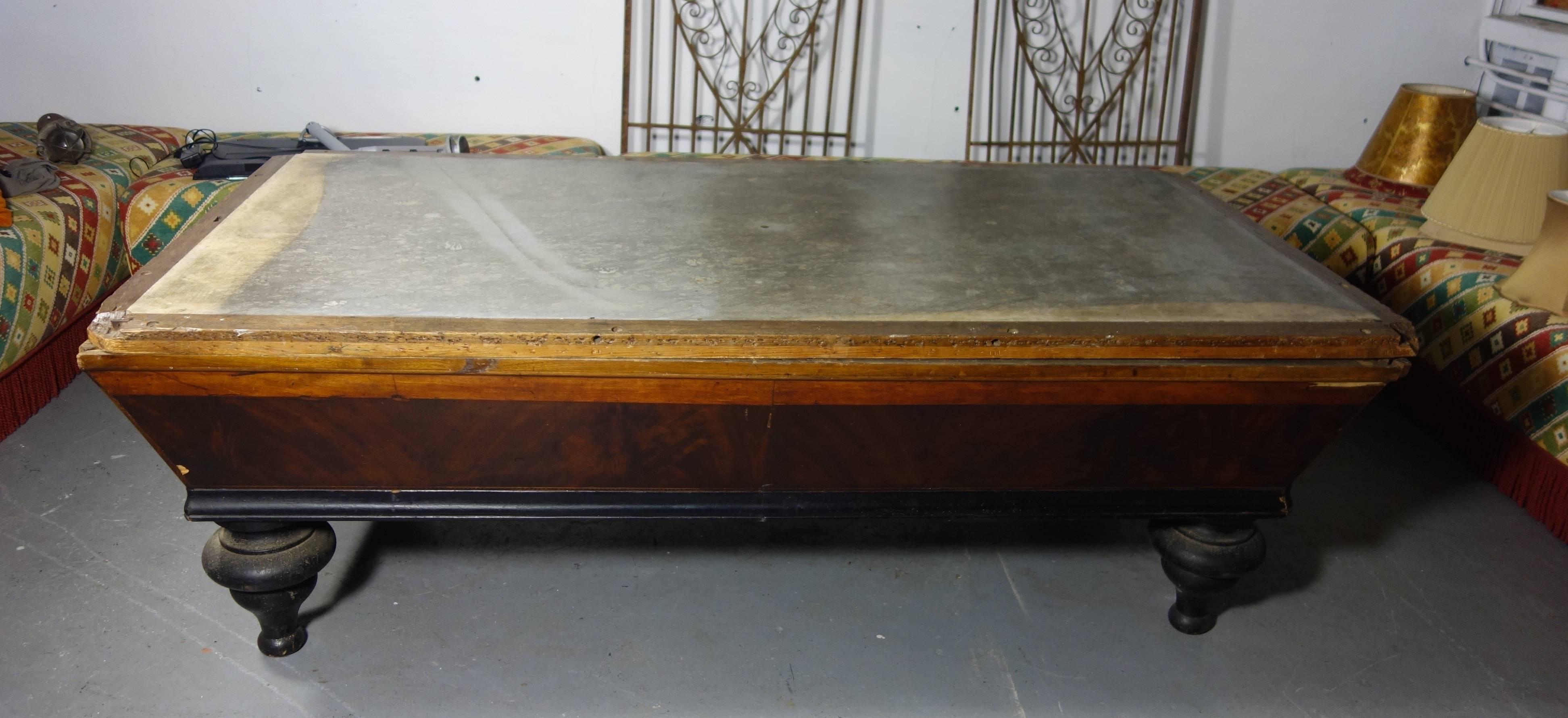 Giant French Slate Top Table 1