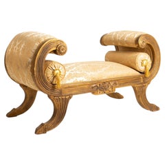 BAROQUE Roman bench, France, late 18th century