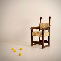 HAUTE ÉPOQUE Wing chair, France, 18th century