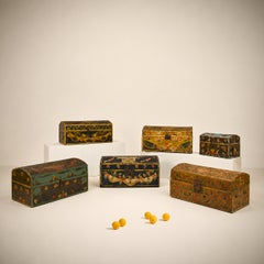 Rare set of 6 “Norman Wedding Chest” boxes