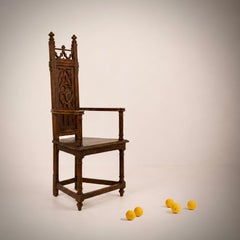 MIDDLE AGE Style Armchair France, circa 1900