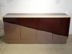 Reverse Painted Sideboard for Directional