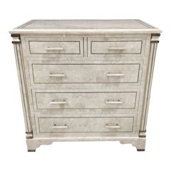Maitland Smith Tessellated Stone Chest