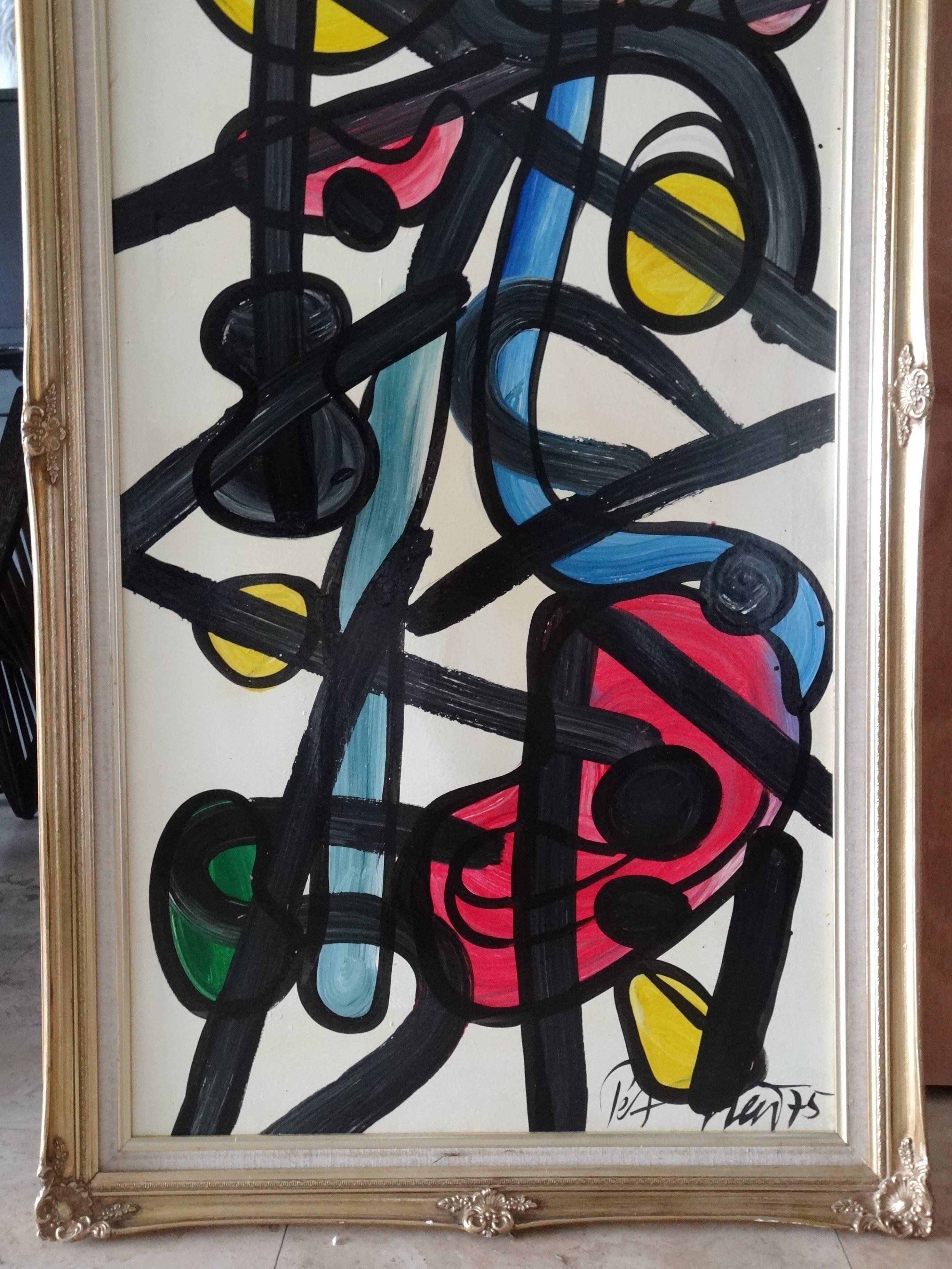 Modern 1970s Abstract Painting by Peter Robert Keil