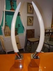 Pair of Faux Horns