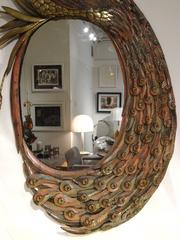 Bustamante Peacock Mirror