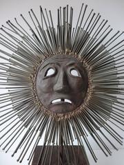 Sun Face Sculpture by Luciano