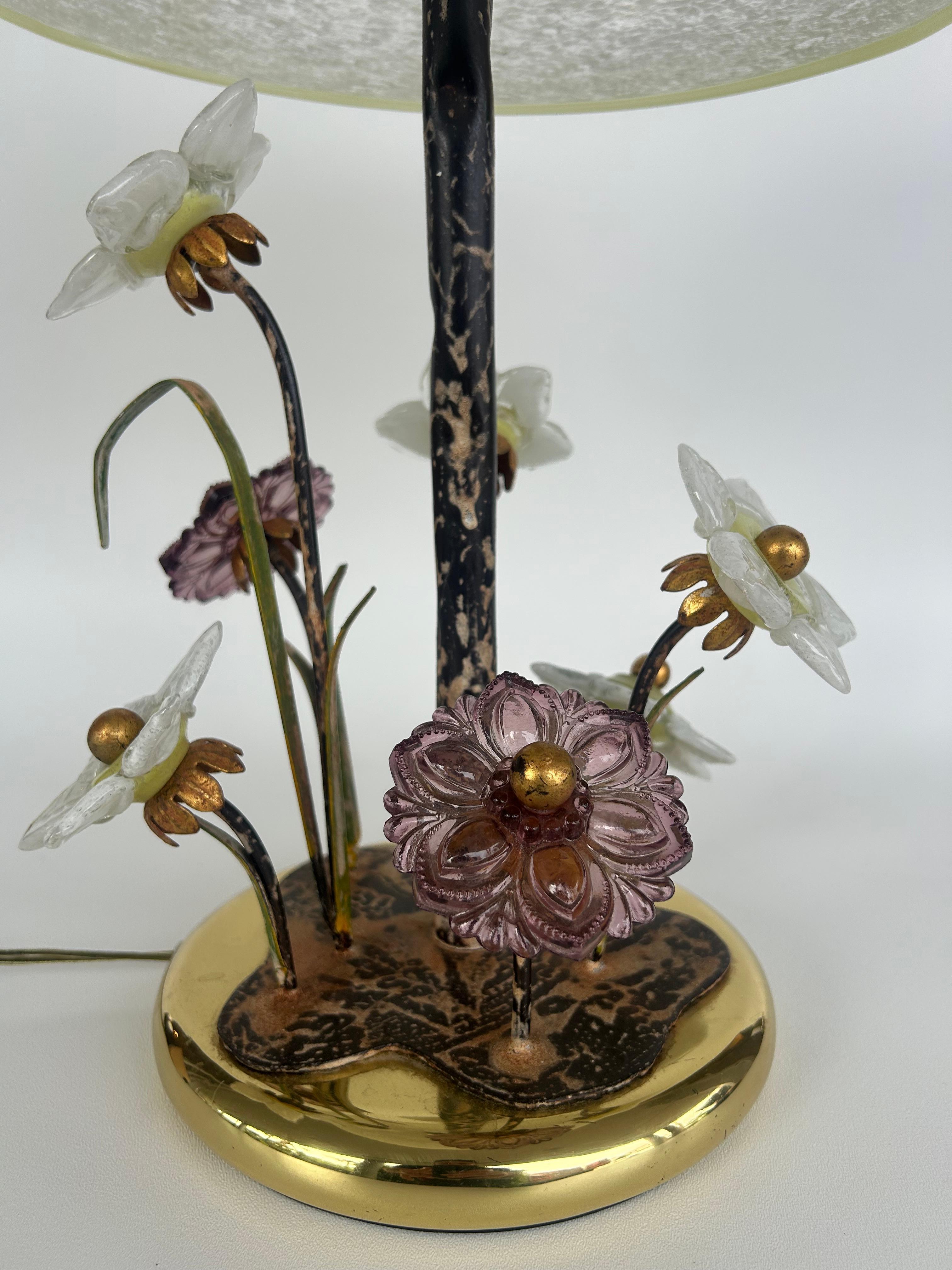 Italian Murano Lamp For Sale 2