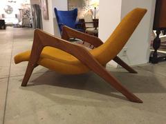 Adrian Pearsall Crescent Lounge Chair and Ottoman