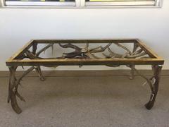 Horn/Brass Coffee Table atteibuted to Anthony Redmile