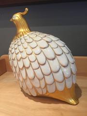 Porcelain Quail by Manifattura Artistica Porcellane